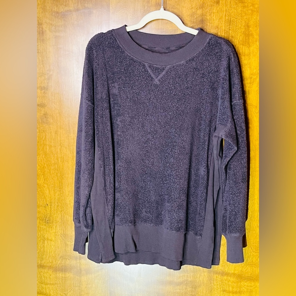 🏷️ Aerie Gray Soft Knit Pullover Sweater – Size S/P